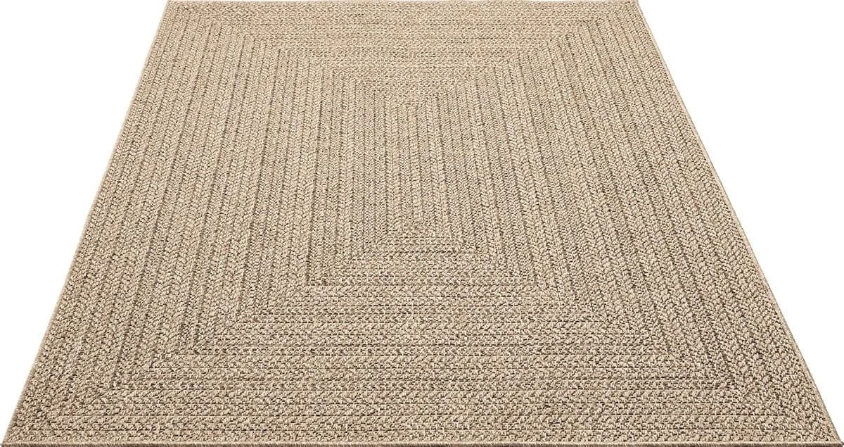 the carpet Outdoorteppich Kansas Jute-Look Beige Modern - Bild 3