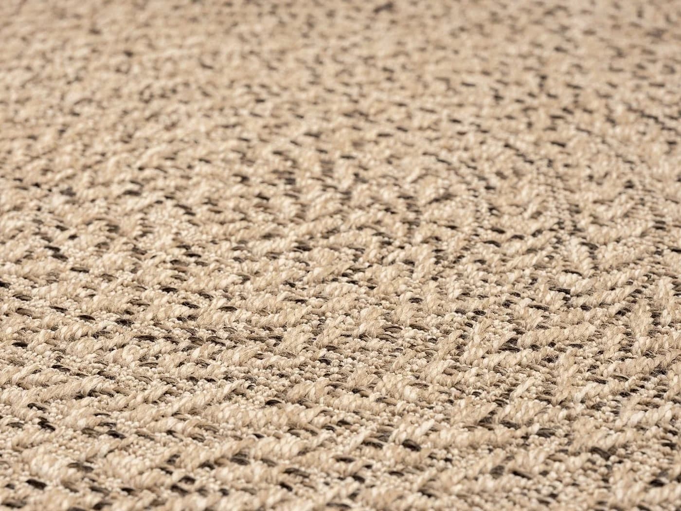 THE CARPET Kansas Teppich Rund Beige Polypropylen Jute-Look Outdoor - Bild 4