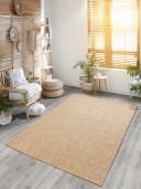 THE CARPET Kansas Teppich Beige Polypropylen Outdoor Jute-Look Bild 2