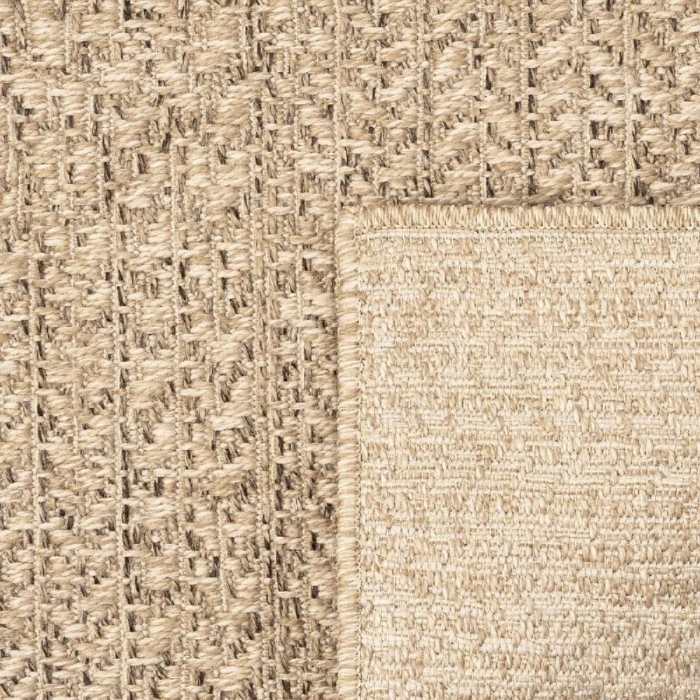 THE CARPET Kansas Teppich Beige Polypropylen Outdoor Jute-Look - Bild 4