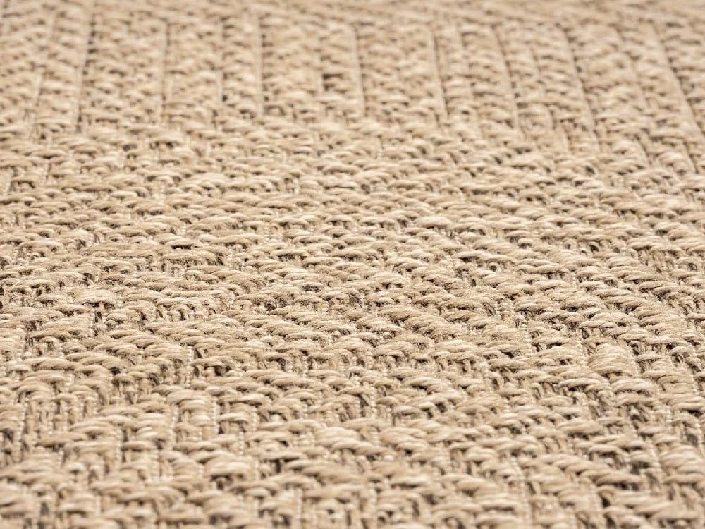 THE CARPET Kansas Teppich Beige Polypropylen Outdoor Jute-Look - Bild 5