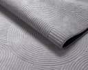 THE CARPET Rio Teppich Grau 3D-Optik Rutschfest Polyester Bild 5