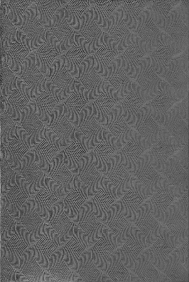 THE CARPET Rio Teppich Anthrazit 3D-Optik Rutschfest