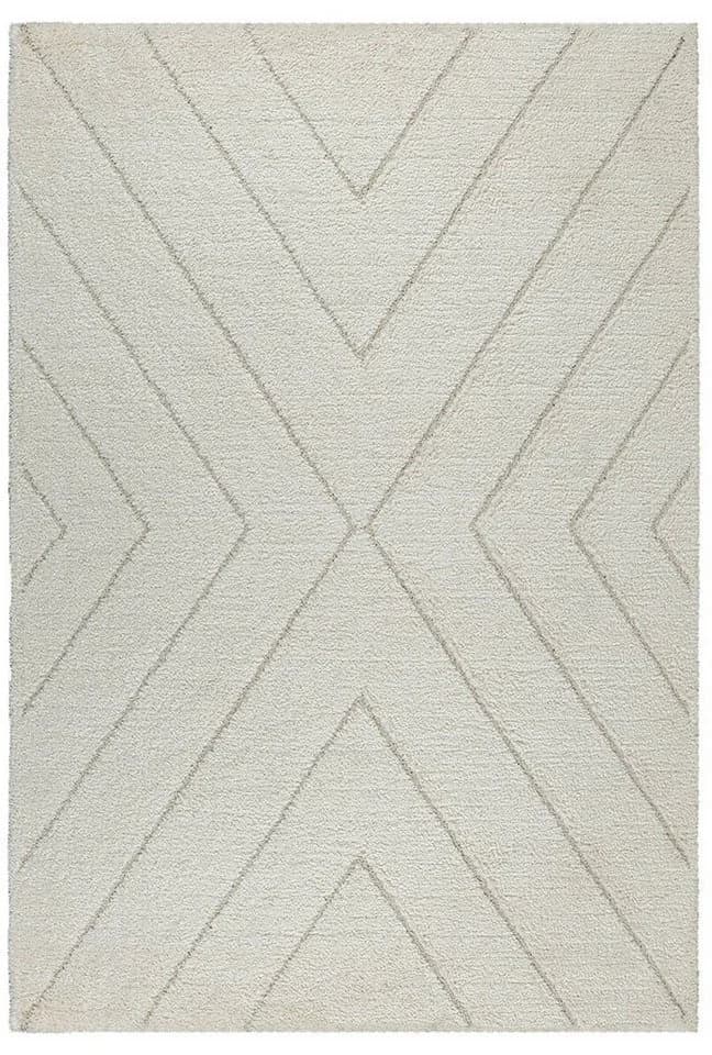 THE CARPET Bahar Shaggy Teppich Beige Grau Skandinavisch Hochflor