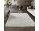 THE CARPET Bahar Shaggy Teppich Beige Grau Skandinavisch Hochflor Bild 2