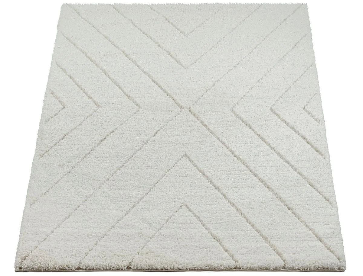 THE CARPET Bahar Shaggy Teppich Beige Grau Skandinavisch Hochflor - Bild 3