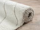 THE CARPET Bahar Shaggy Teppich Beige Grau Skandinavisch Hochflor Bild 4