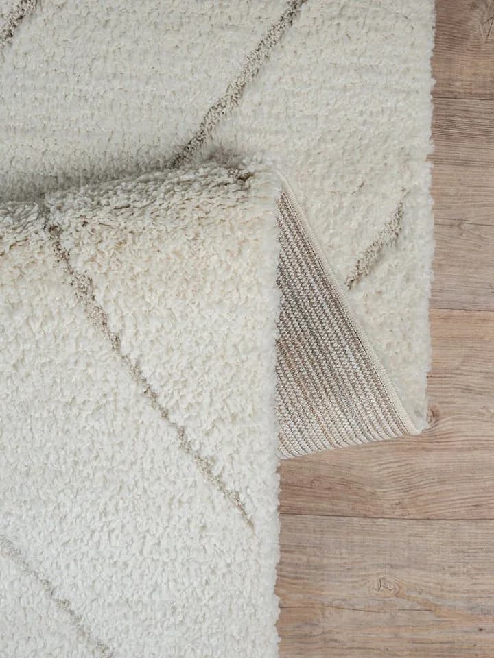 THE CARPET Bahar Shaggy Teppich Beige Grau Skandinavisch Hochflor - Bild 5