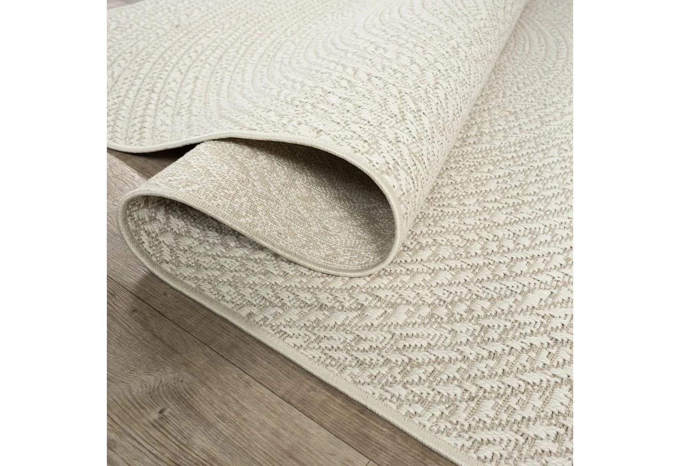 THE CARPET Kansas Teppich Beige Outdoor Jute-Look Polypropylen - Bild 5