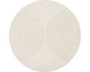 THE CARPET Elisa Teppich Creme Geometrisch Rund Bild 2