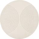 THE CARPET Elisa Teppich Creme Geometrisch Rund Bild 5