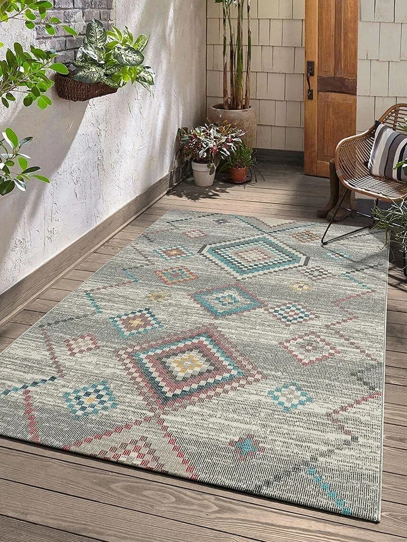 THE CARPET Palma Teppich Creme Outdoor Indoor Polypropylen