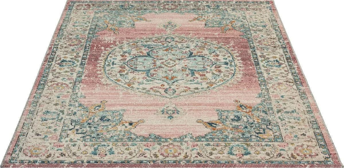 THE CARPET Palma Teppich Pink Geometrisch Outdoor Indoor - Bild 3