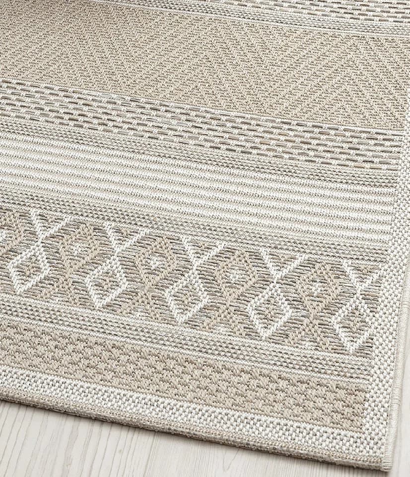 THE CARPET Calgary Teppich Beige Geometrisch Modern - Bild 4