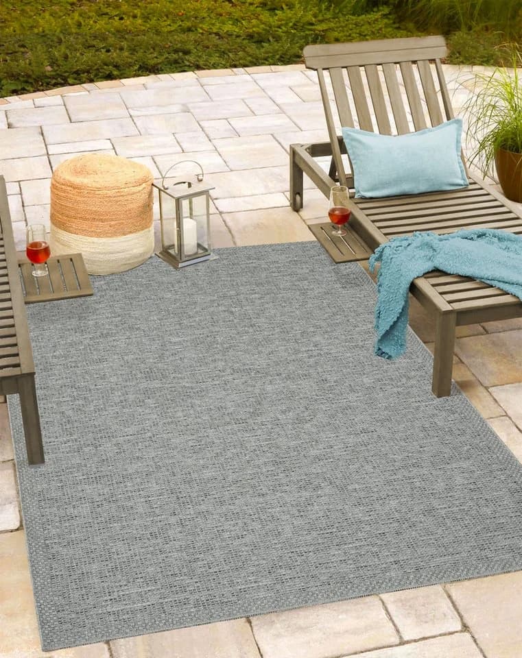 THE CARPET Calgary Teppich Grau Geometrisch Modern Outdoor - Bild 2