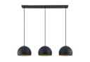 Lindby Hängeleuchte Tarjei Schwarz Metall 3x60W Bild 2