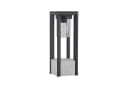 Lucande Sockelleuchte Kalisa E27 IP44 42cm Grau Metall Bild 2