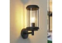 Lindby Außen-Wandleuchte Ojali Metall Schwarz IP44 1x15W Bild 1