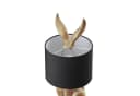 Lindby Tischleuchte Lorentina LED Schwarz Gold Hase Bild 5