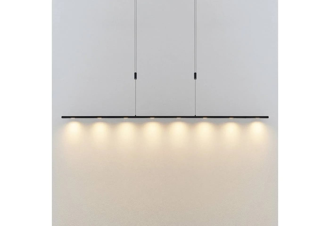 Lucande LED-Pendellampe Stakato 180 cm 8-flg. Dimmbar - Bild 3
