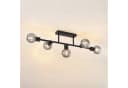 Lindby Deckenlampe Biscala 5-flg. Schwarz/Rauch E14 Bild 5