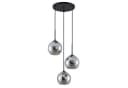 Lindby Hängeleuchte Jurian Rauchglas LED 3-flammig Modern Bild 2