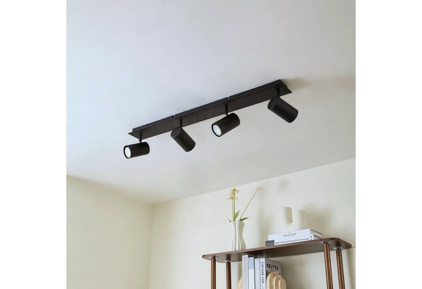 Lindby Deckenstrahler Joffrey 80 cm Schwarz 4-flg. GU10 - Bild 4