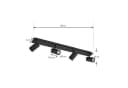 Lindby Deckenstrahler Joffrey 80 cm Schwarz 4-flg. GU10 Bild 5