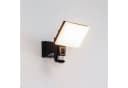 Prios LED-Außenwandstrahler Avayah Bewegungsmelder IP44 Schwarz Bild 1