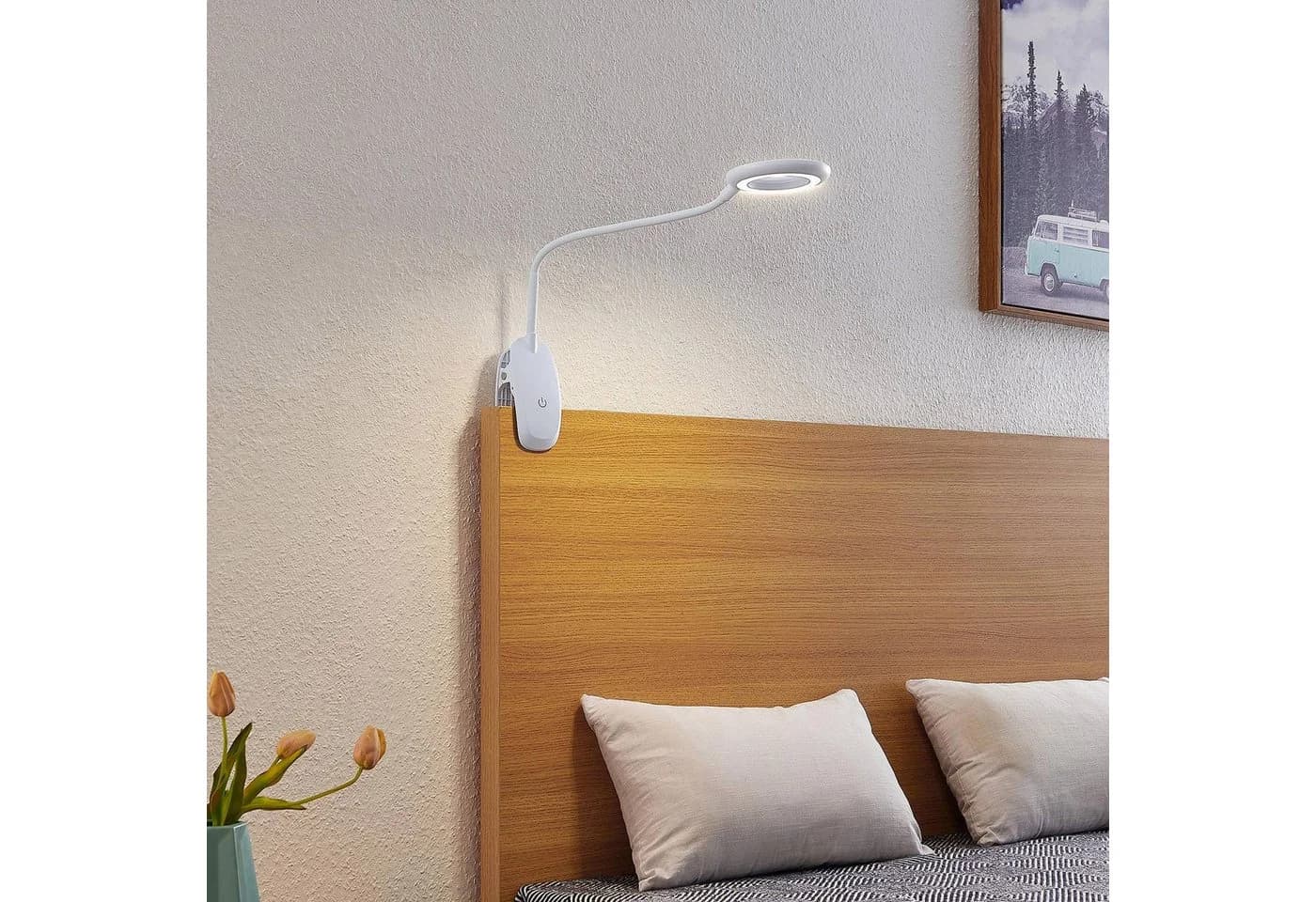 Prios Klemmleuchte Harumi LED 4W Universalweiß Dimmbar - Bild 3