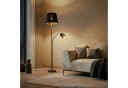 Lindby Stehlampe Efalia Metall Schwarz IP20 1x15W E27 + 1x10W E14 Bild 1