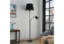 Lindby Stehlampe Efalia Metall Schwarz IP20 1x15W E27 + 1x10W E14 Bild 4