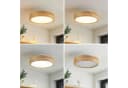 Lindby LED-Deckenlampe Lanira 30 cm Eichenholz CCT-Dimmfunktion Fernbedienung Bild 4