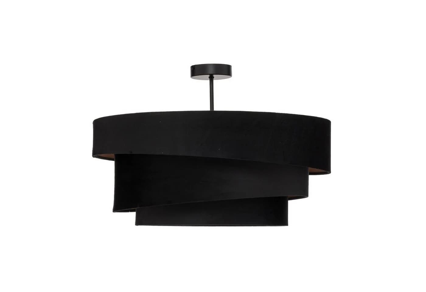 Lindby Deckenlampe Jusari Schwarz Textil 56 cm E27 - Bild 5