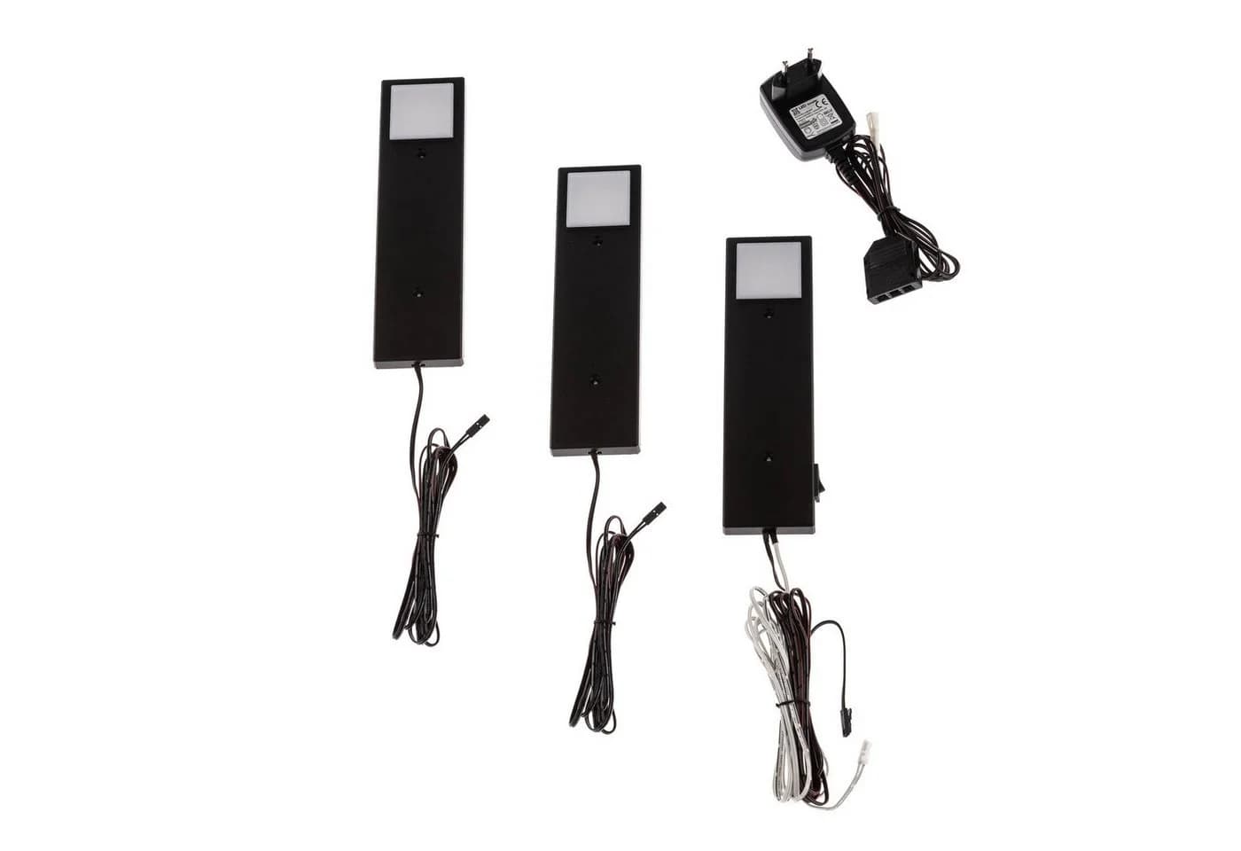 Lindby Amaryll LED-Unterbaulampe 3er-Set Schwarz - Bild 2