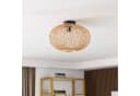 Lindby Solvira Deckenlampe Bambusgeflecht Rund Bild 3