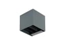 Prios LED-Solarwandlampe Lius, Bewegungssensor, Dunkelgrau Bild 2