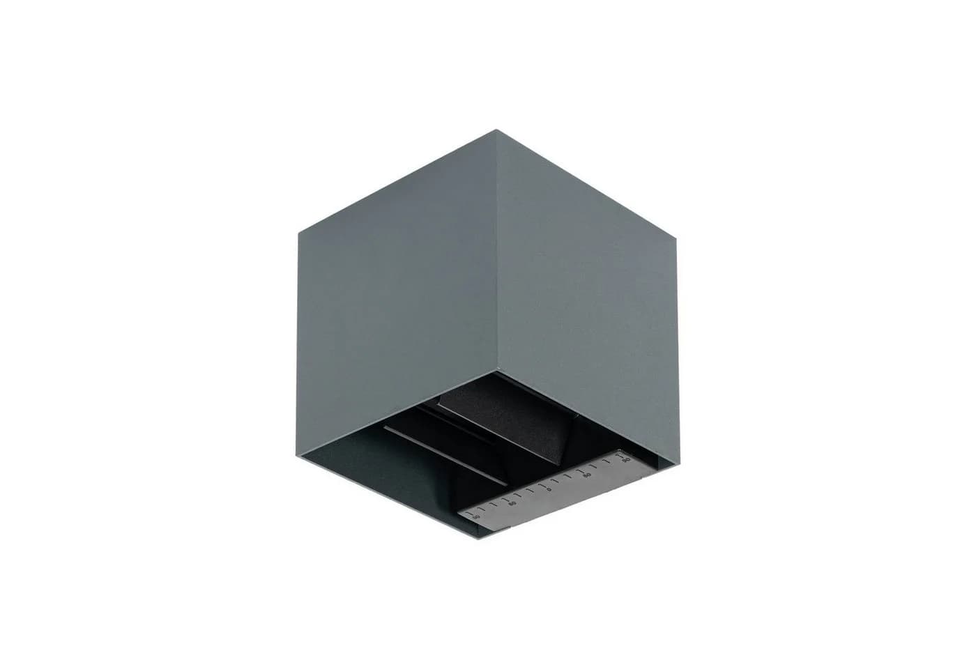 Prios LED-Solarwandlampe Lius, Bewegungssensor, Dunkelgrau - Bild 2