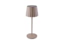 Lindby LED-Akku-Tischleuchte Esali Sandbeige Metall IP65 Bild 2