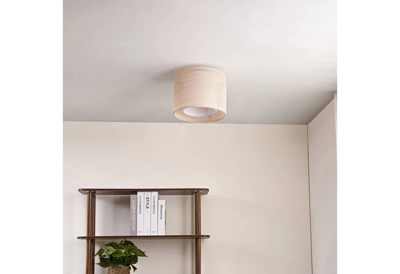 Lindby Deckenleuchte Soula Creme Kunststoff IP20 1x15W LED - Bild 4