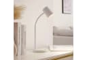Lindby Tischleuchte Radka Kunststoff Weiß Flexarm GU10 LED Bild 1