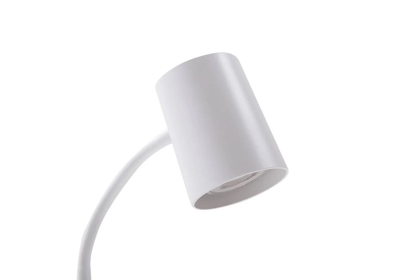 Lindby Tischleuchte Radka Kunststoff Weiß Flexarm GU10 LED - Bild 5