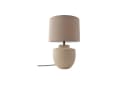Lindby Tischleuchte Thalassia Keramik Creme IP20 15W LED Beige Bild 2