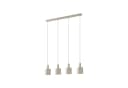 Lindby Hängeleuchte Ovelia Beige 4-flammig Metall E27 Bild 2