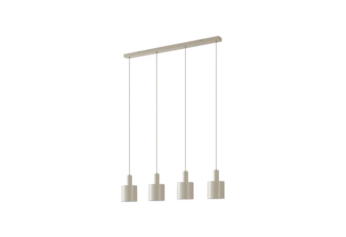 Lindby Hängeleuchte Ovelia Beige 4-flammig Metall E27 - Bild 2