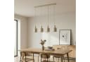 Lindby Hängeleuchte Ovelia Beige 4-flammig Metall E27 Bild 4