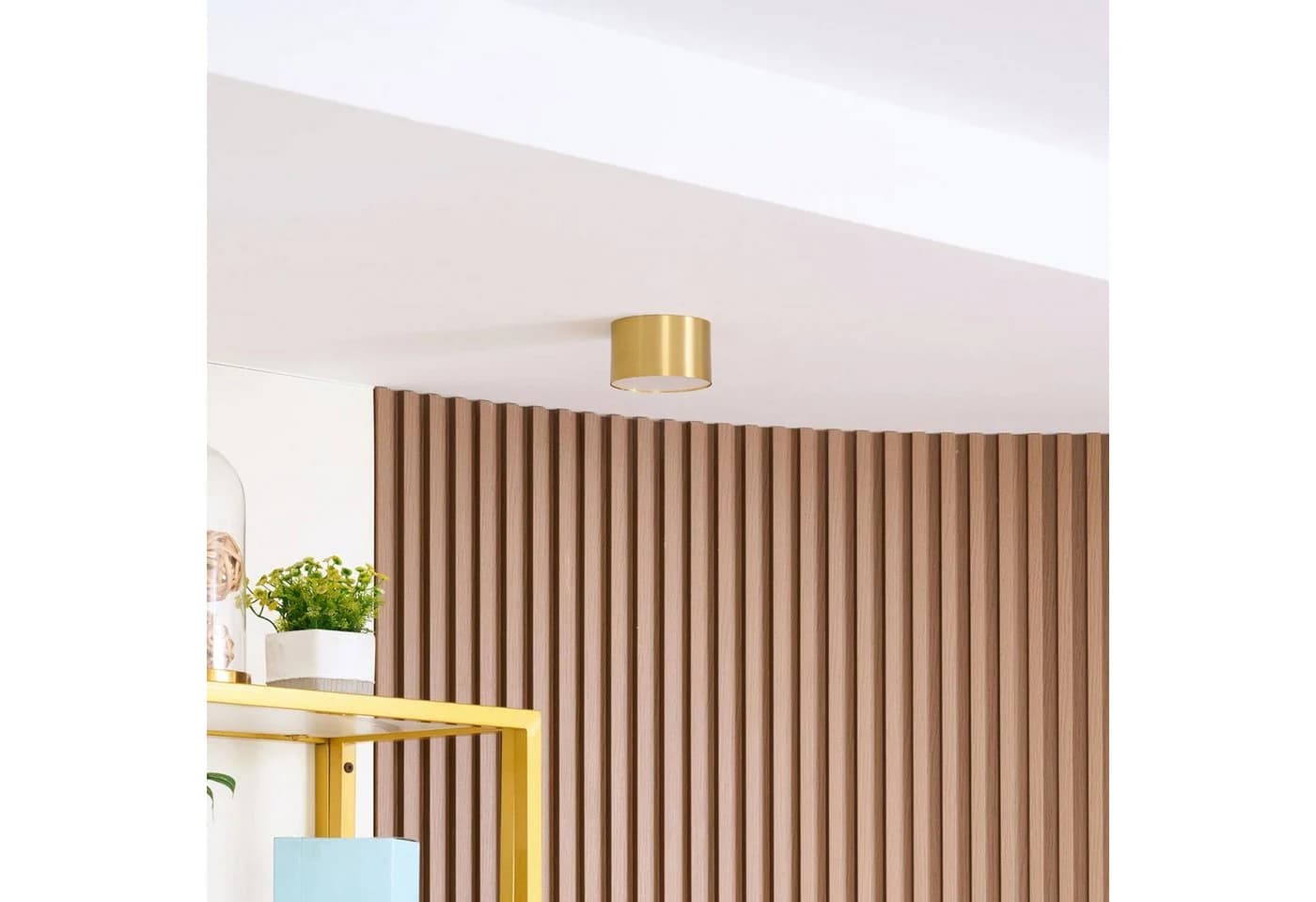 Lindby LED-Strahler Nivoria, 9 W, Gold, Aluminium - Bild 3