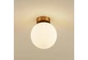 Lucande Deckenlampe Bidolo Messingfarben Glas 15 cm IP44 Bild 1