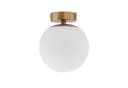 Lucande Deckenlampe Bidolo Messingfarben Glas 15 cm IP44 Bild 2