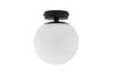Lucande Deckenlampe Bidolo, Schwarz, Glas, Ø 15 cm, IP44 Bild 2